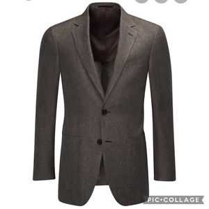SuitSupply Half Lined Havana Brown Jacket